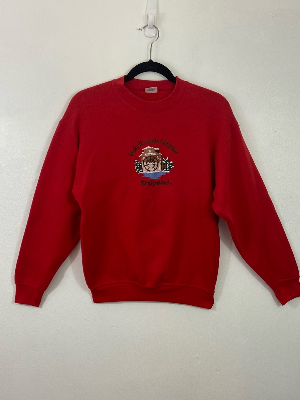 Dollywood Vintage Y2K Christmas Crewneck Sweatshirt Medium Dolly Western Country